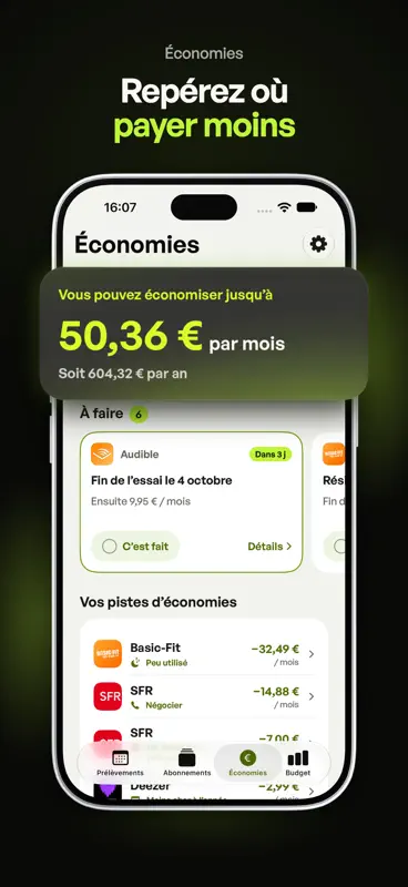 Spook : Gérer ses abonnements screenshot 2 of 10