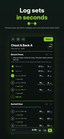 Musclemark: Strength Tracker screenshot 2
