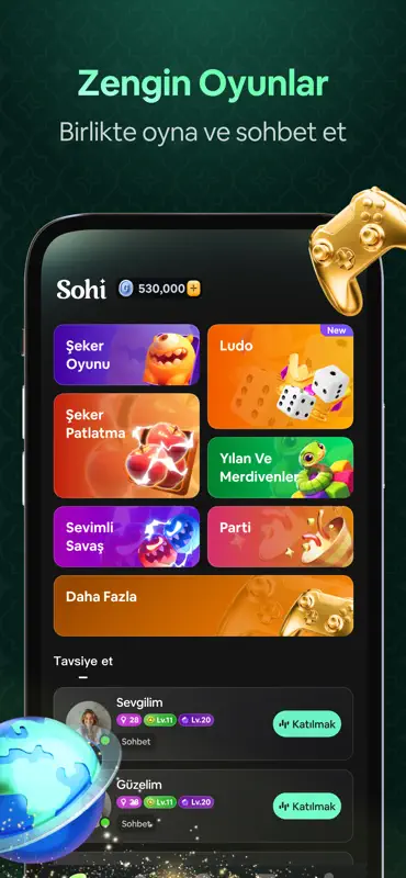 Sohi - Sesli Sohbet & Parti screenshot 1 of 5