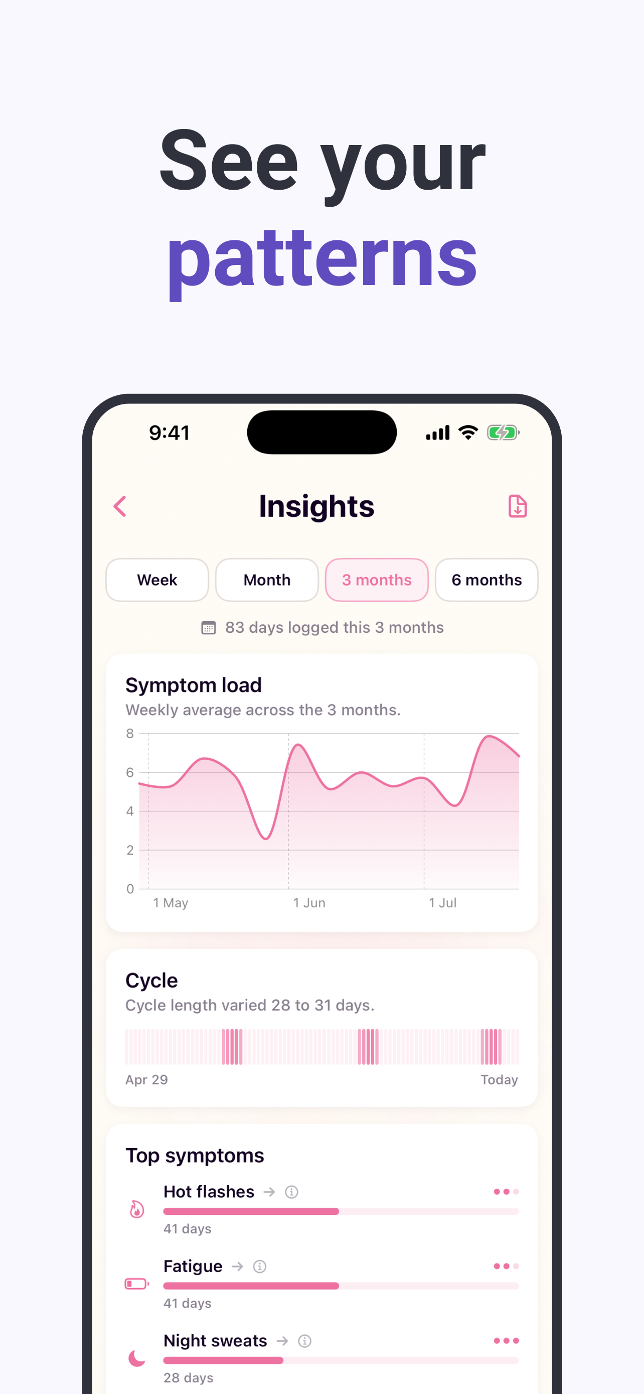 Perimenopause Symptom Tracker screenshot 4