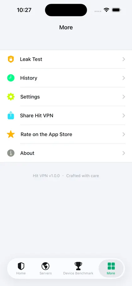 Screenshot 3 di 3 di Hit VPN - 2vbox wind whale