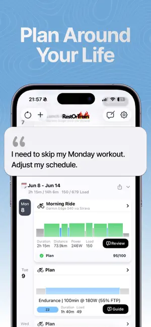 RestOrTrain iPhone screenshot 5