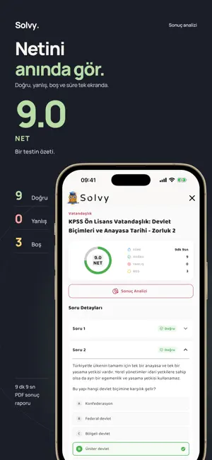 Solvy: KPSS, YKS, YDS screenshot 4