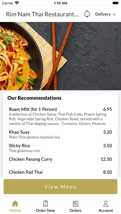 Rim Nam Thai Restaurant Ltd Screenshot