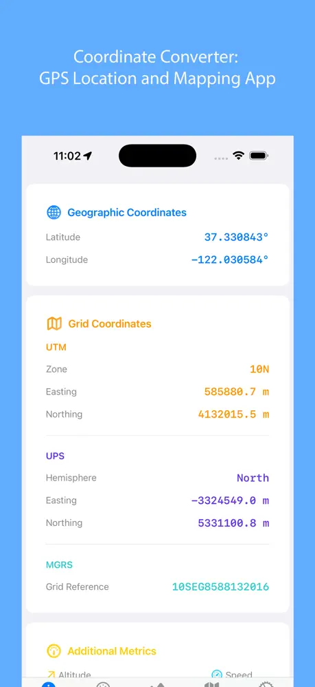 Global Position on iPhone — screenshot 2