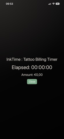 InkTime - Tattoo Billing Timer screenshot