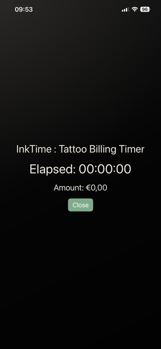 InkTime - Tattoo Billing Timer Screenshot 8 of 8