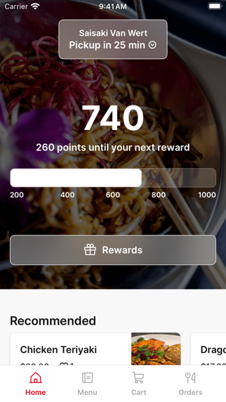 Saisaki Van Wert iPhone screenshot 1 - Food & Drink app