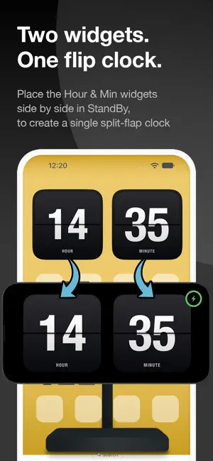 Fliptik - StandBy Flip Clock screenshot 2