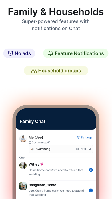 SuperFam - Shared Family App Screenshot