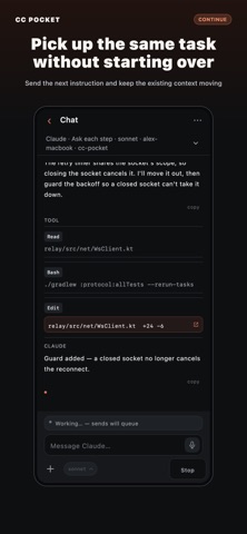 CC Pocket - AI Code Remote Screenshot 5 of 6