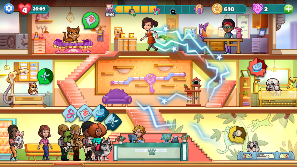 #2. Pet Shop Fever Time Management (iOS) 由: Tapps Games - Jogos Eletronicos