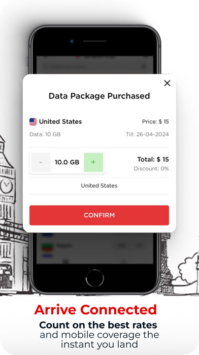 eSIM Travel SIM card: USIMS Screenshot