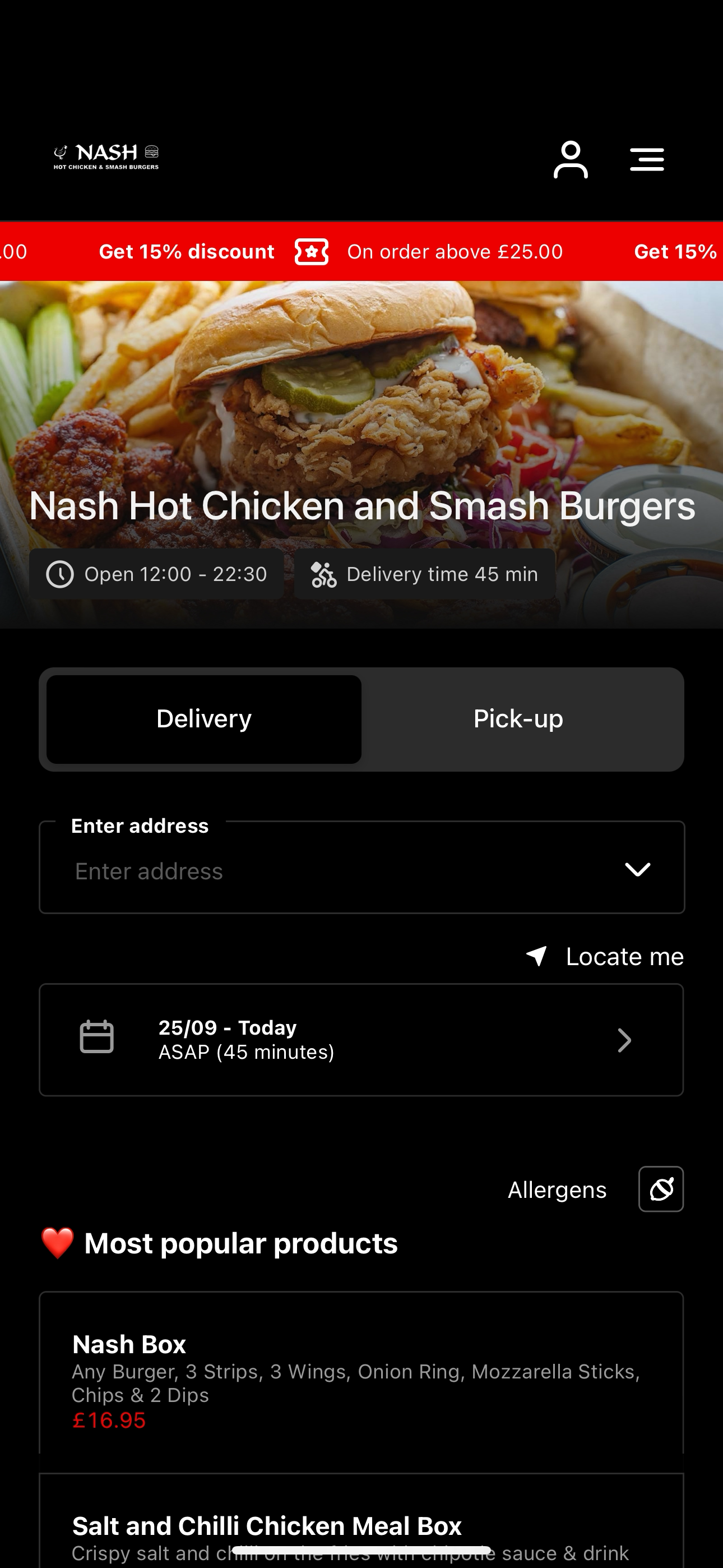 Nash Hot Chicken and Smash Bur screenshot 3