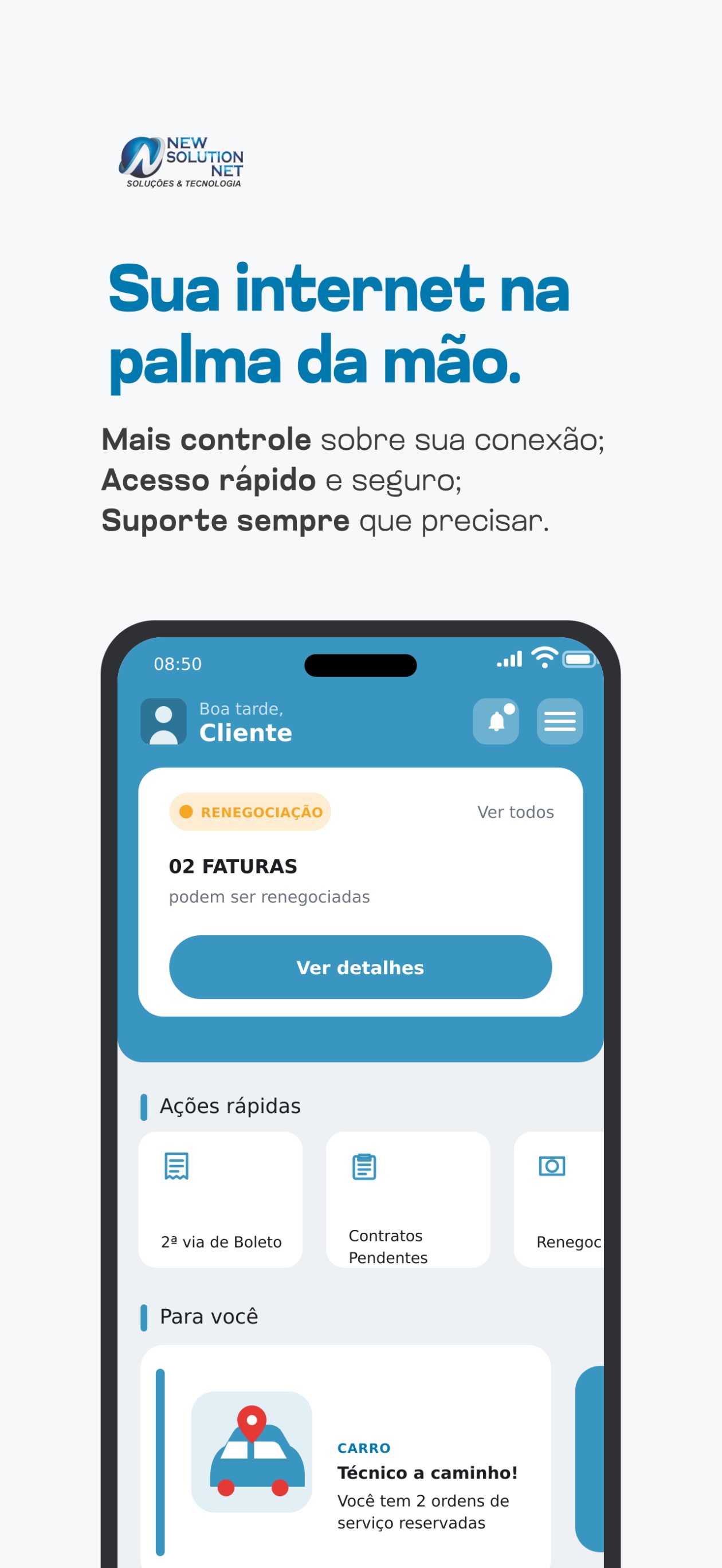 Screenshot 1 of New Solution Net