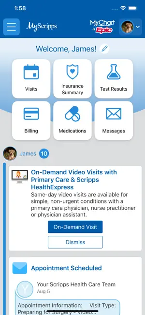 MyScripps screenshot 2