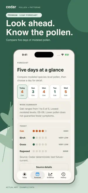 Cedar: Allergy Tracker screenshot 4