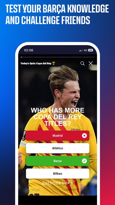 FC Barcelona Official App Screenshot