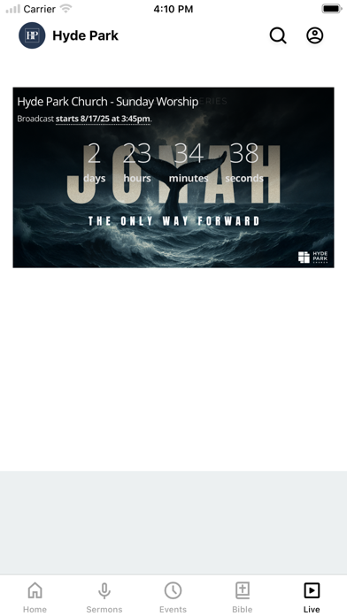 Hyde Park Church ATX iPhone screenshot 4 - Lifestyle app