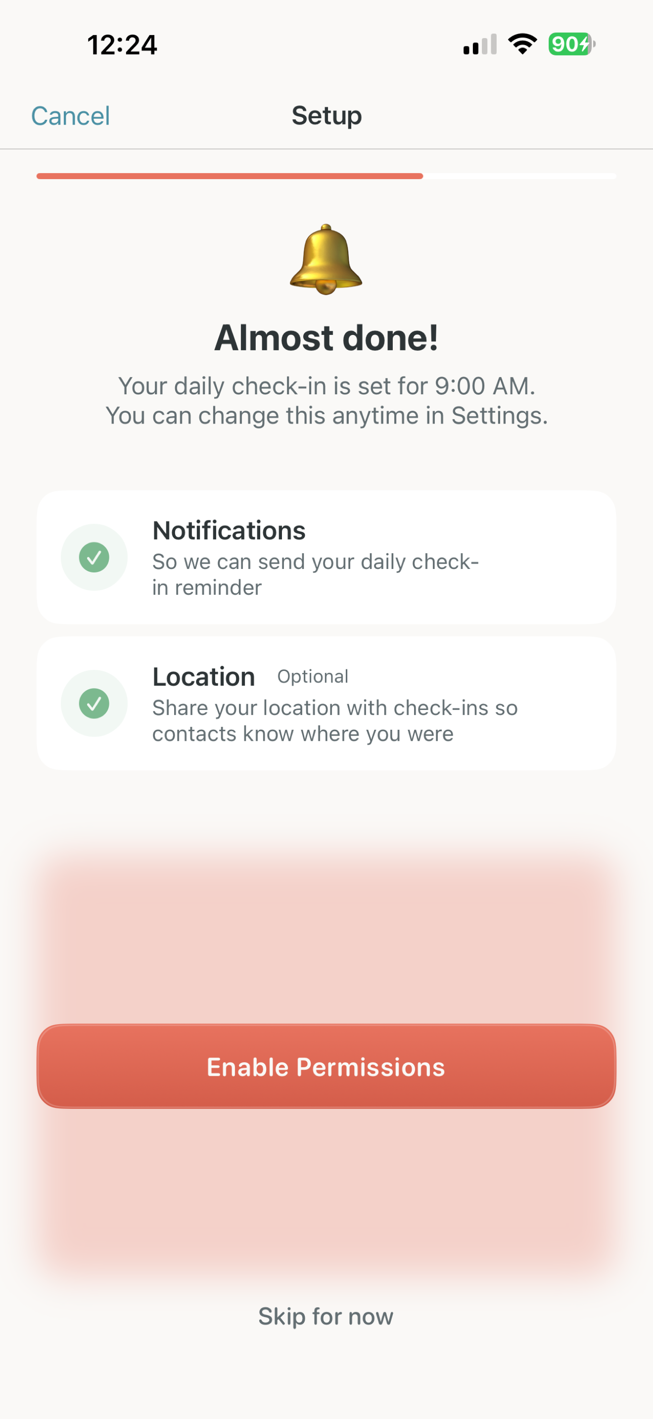 I am fine: Safety Check screenshot 7