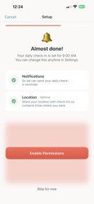 I am fine: Safety Check screenshot