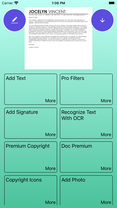 Tiny Scan~Scanner for Document Screenshot