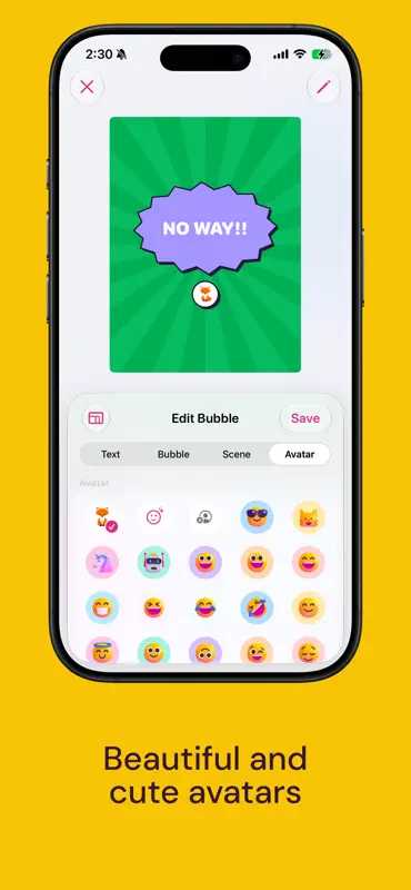 Bubbly: Quote Card Maker screenshot 6 of 7