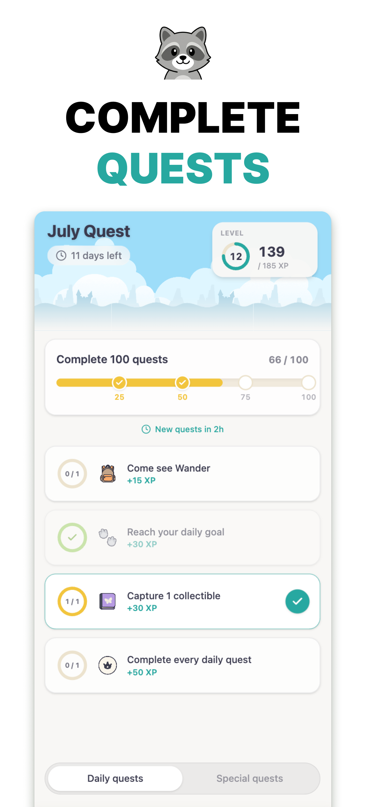 Wandercoon: Cozy Walk Quest screenshot 4