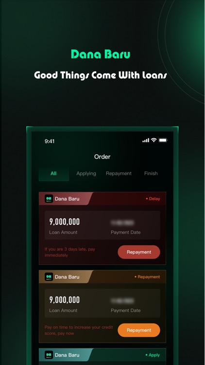 Dana Baru - Pinjaman pribadi