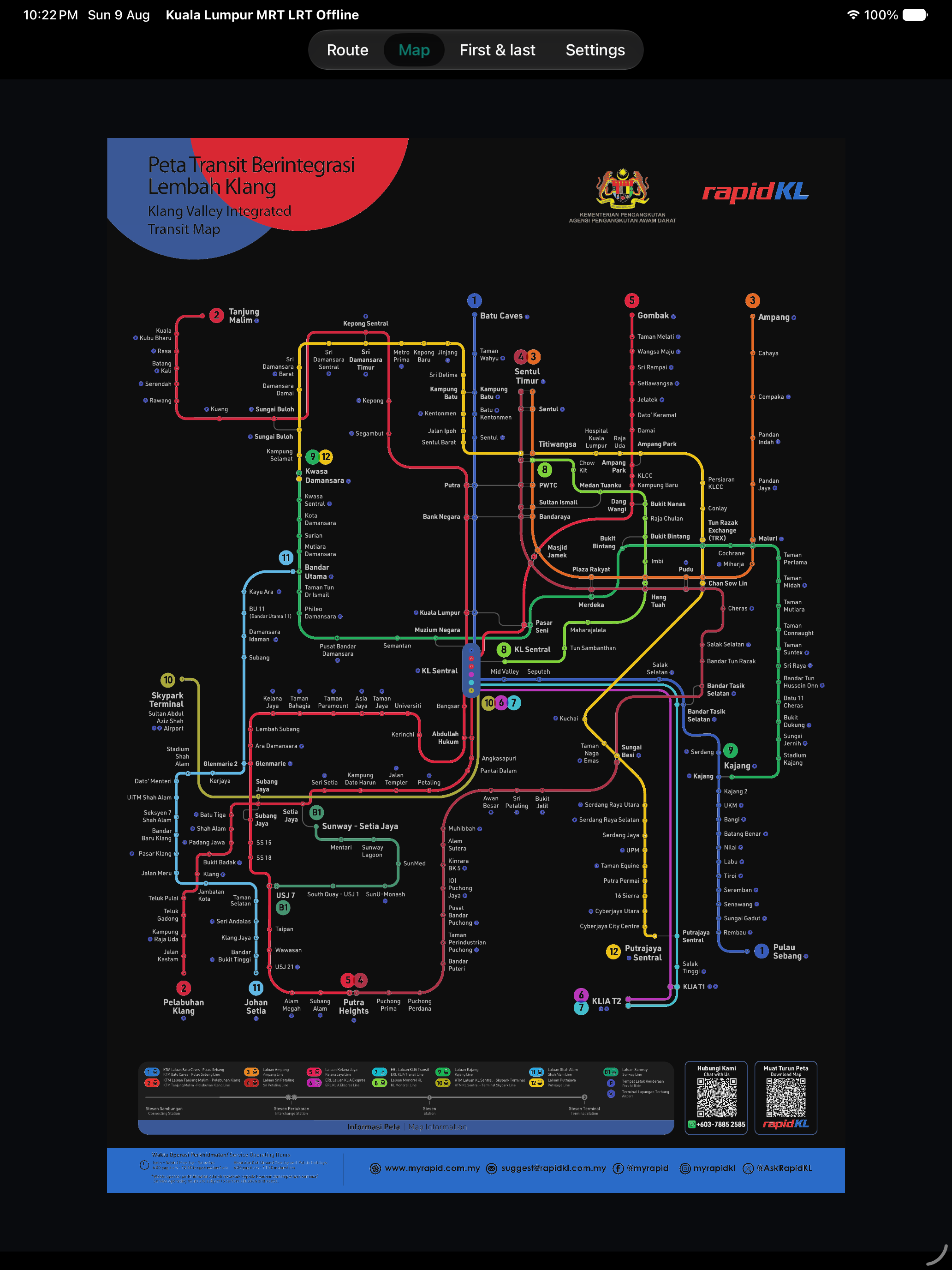 Kuala Lumpur MRT LRT Offline screenshot 12