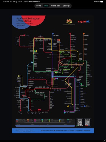 Kuala Lumpur MRT LRT Offline iPad screenshot