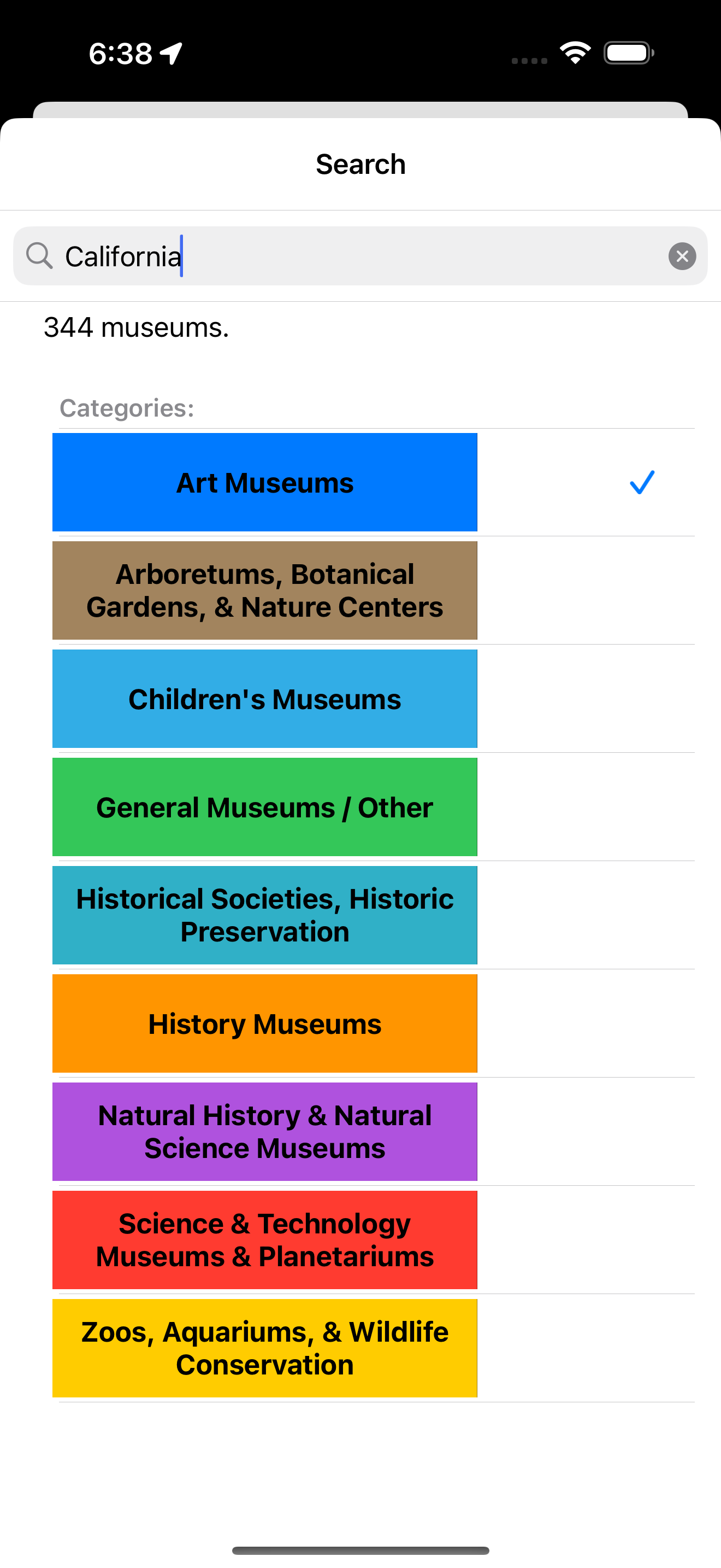 U.S. Museum Locator screenshot 4