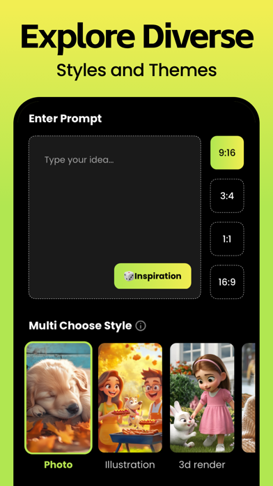 MJ :AI Image Generator Screenshot 3 - AppWisp.com MJ :AI Image Generator Screenshot 3 - AppWisp.com