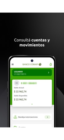Comafi Empresas iPhone screenshot