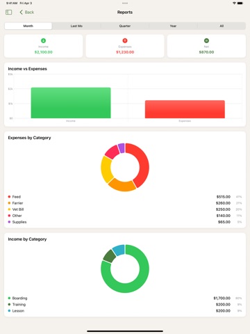 BarnHub iPad screenshot