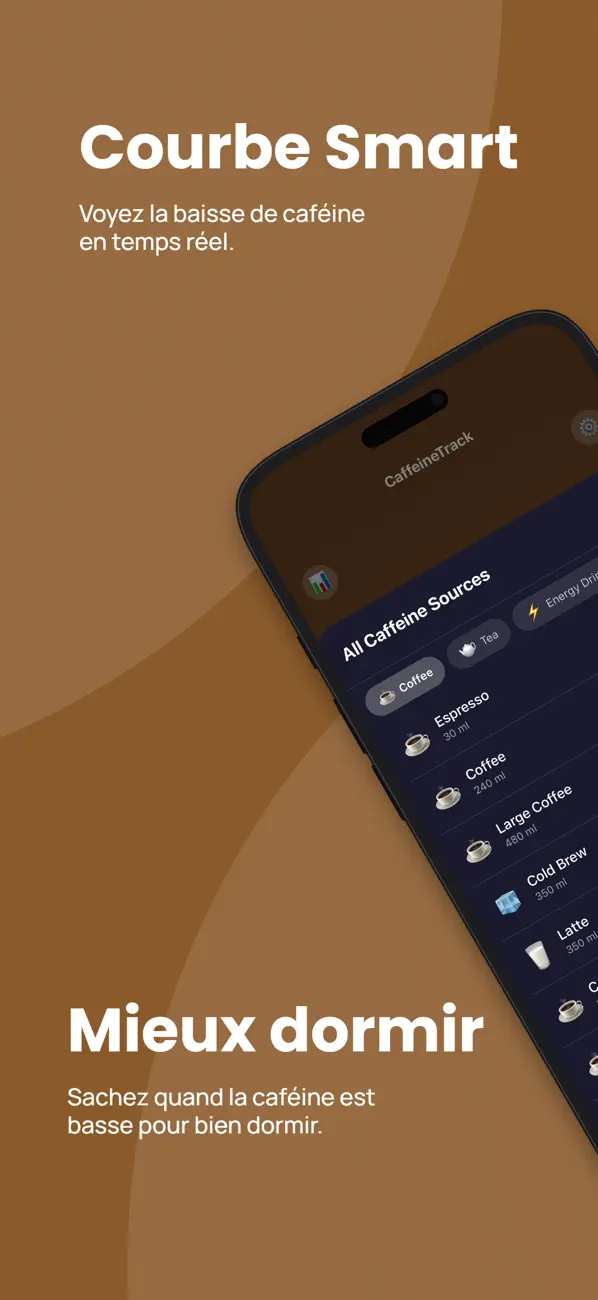 Screenshot #3 pour CaffeineTrack – Mieux dormir