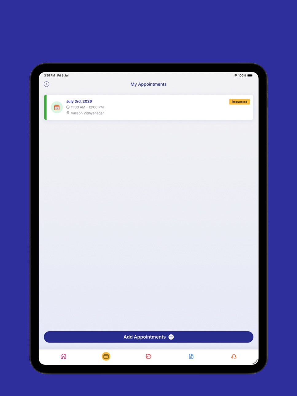 iPad screenshot