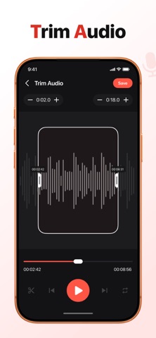 Easy Record - Voice Recorder iPhone screenshot