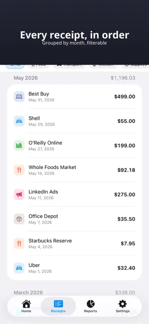 Expra: Receipt Scanner screenshot 2