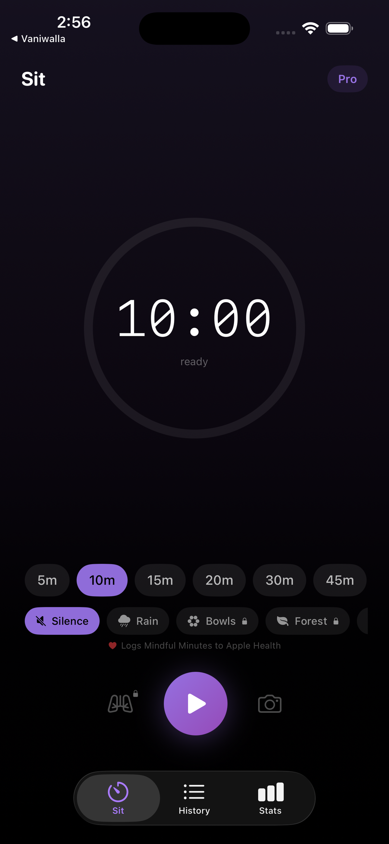 Sit: Meditation Timer