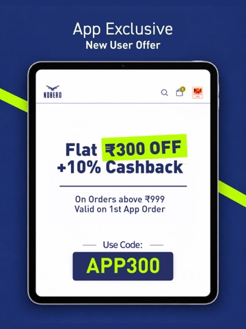 Nobero - Online Shopping App iPad screenshot 2