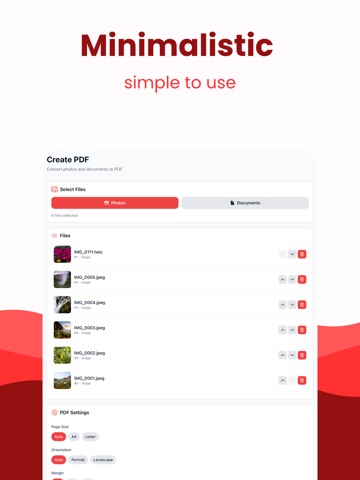Photo to PDF Converter: Image iPad screenshot