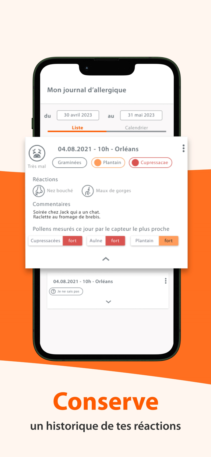 Live Pollen Mesures - Alertes