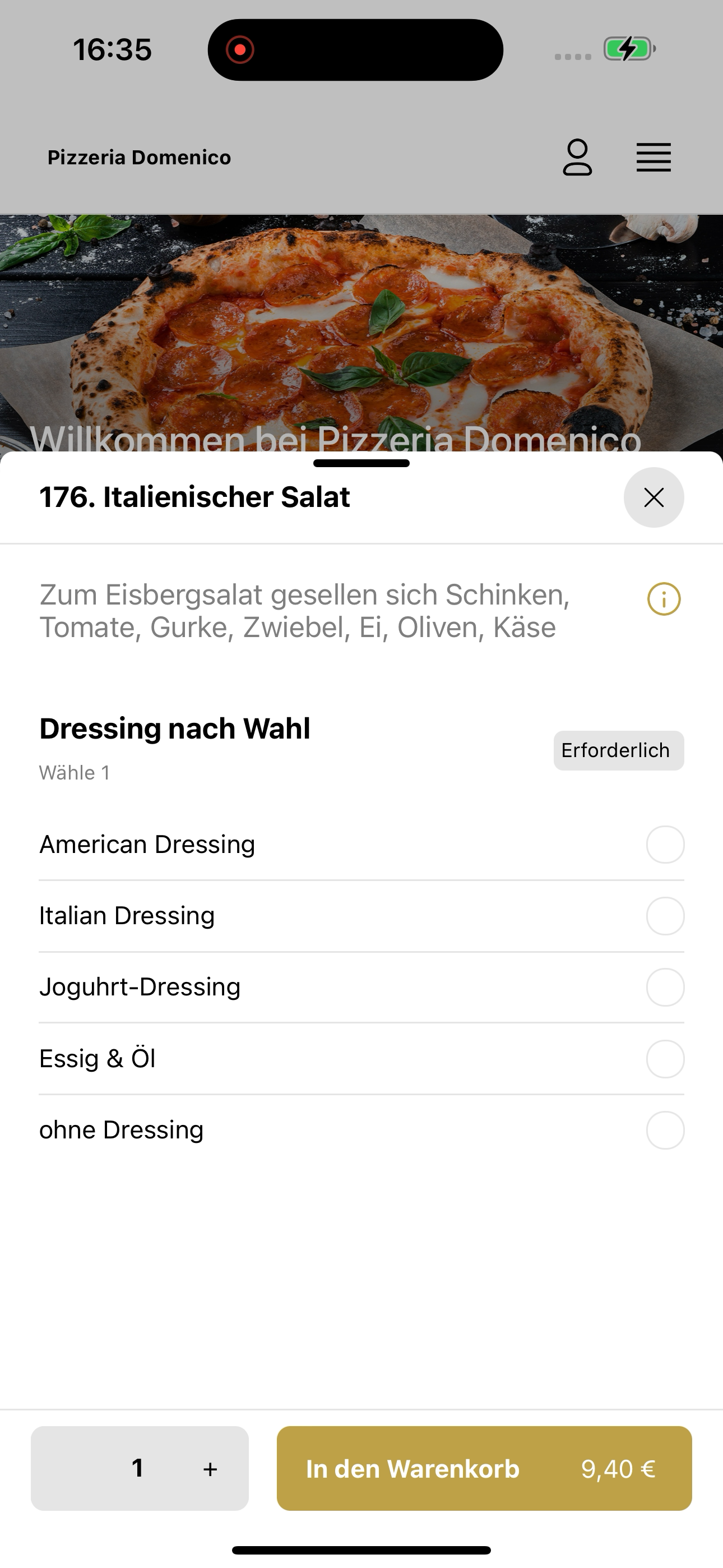 Pizzeria Domenico Hanau screenshot 8