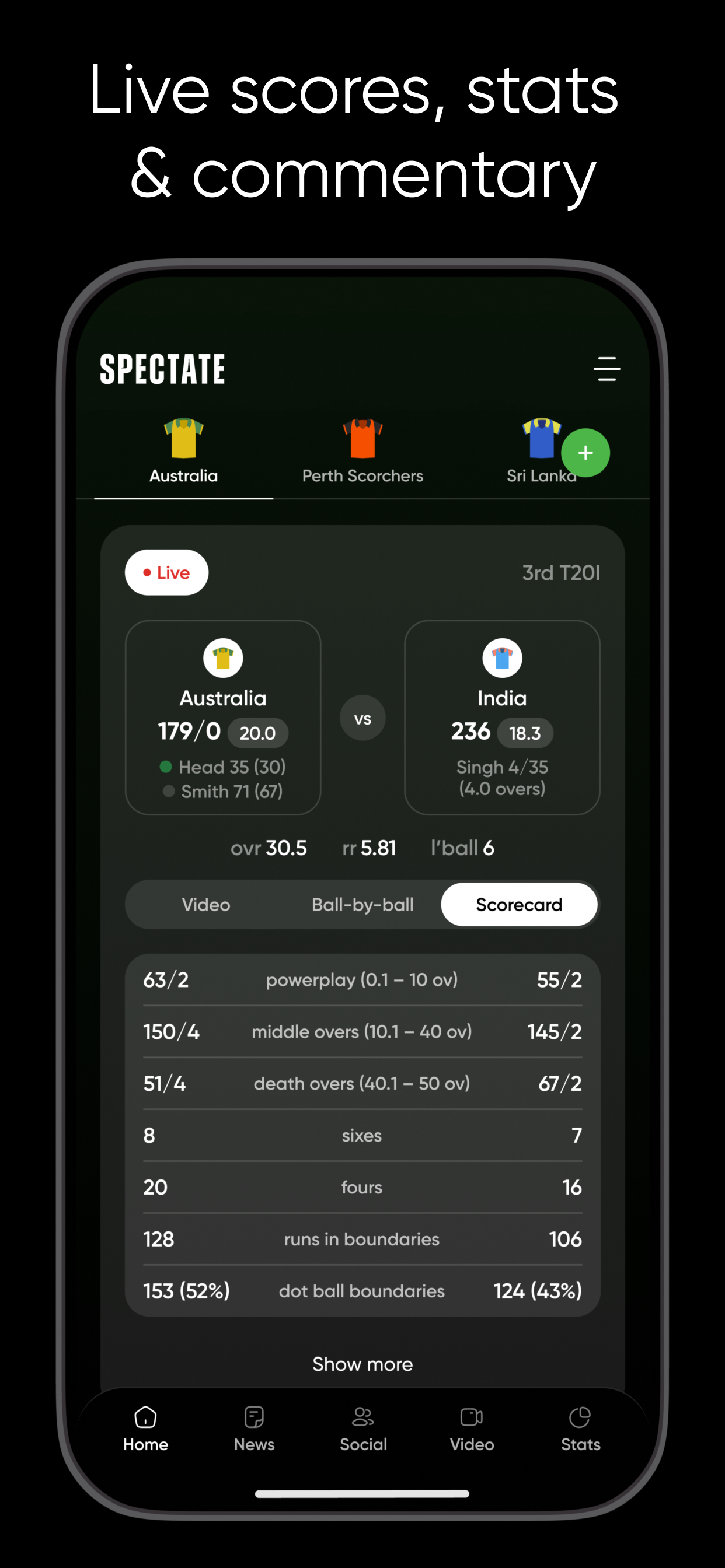 Spectate Sports: Cricket Live screenshot 3