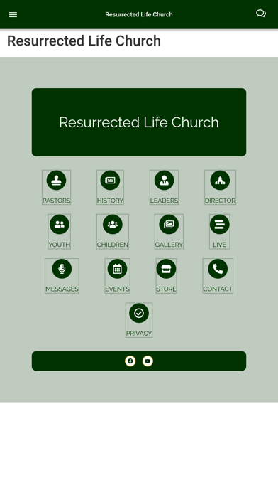 Resurrected Life Church Screenshot