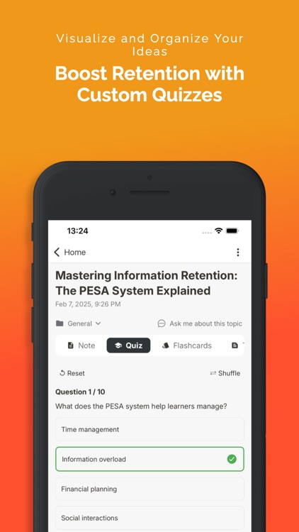 MemoNote: Quizzes & AI Summary screenshot-4