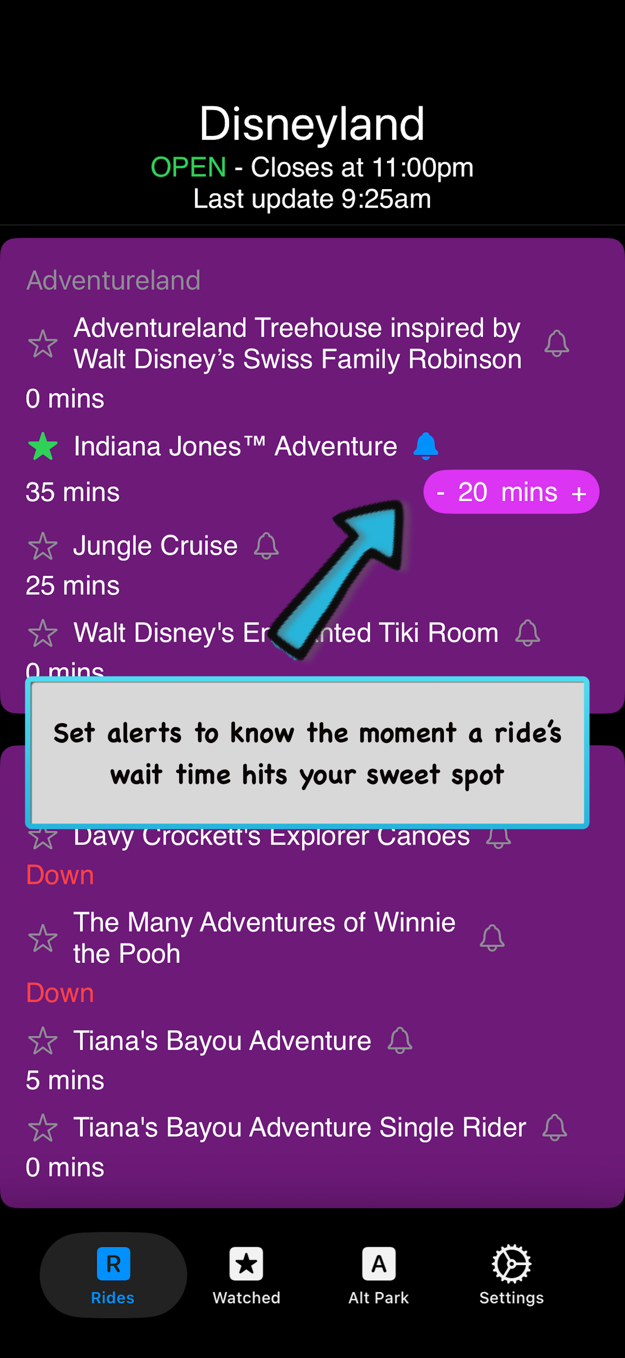 Park Wait Times screenshot 2