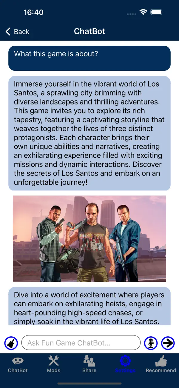Screenshot #1 pour GTA5 - Addon Cheats AI Advice