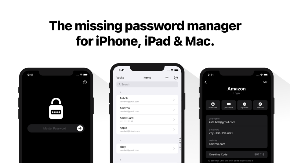 #1. Password Manager - Passcodes (macOS) 由: Committed Code Ltd